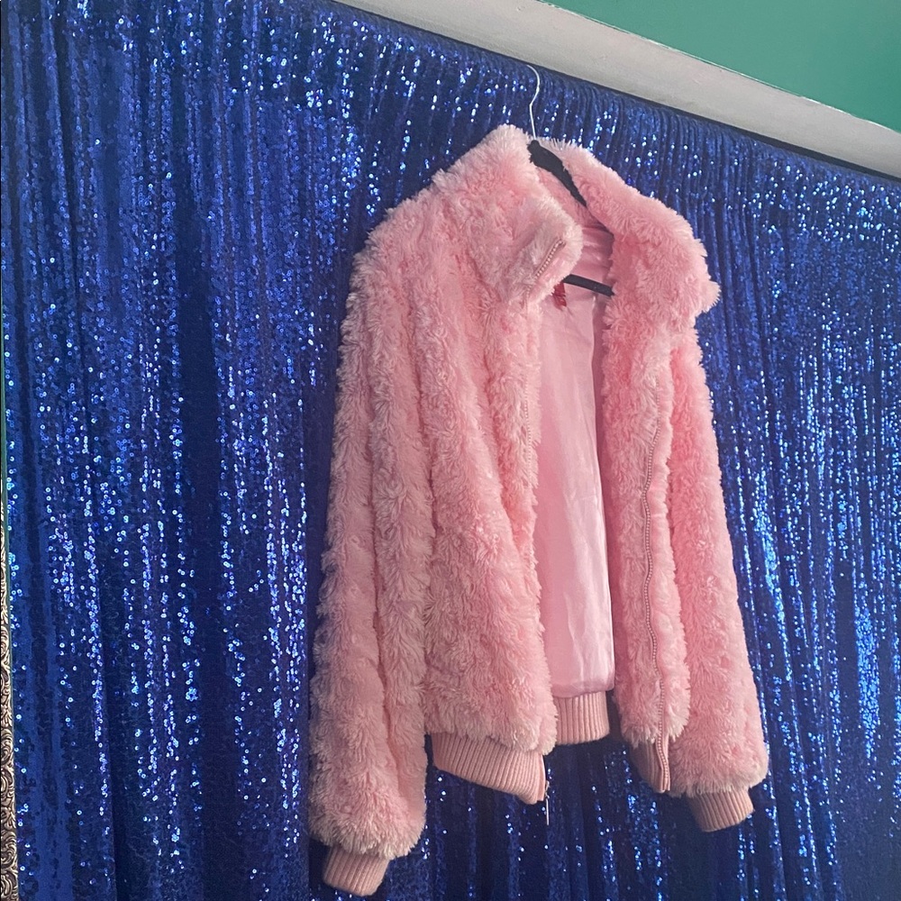 Esprit Soft Pink Teddy Jacket